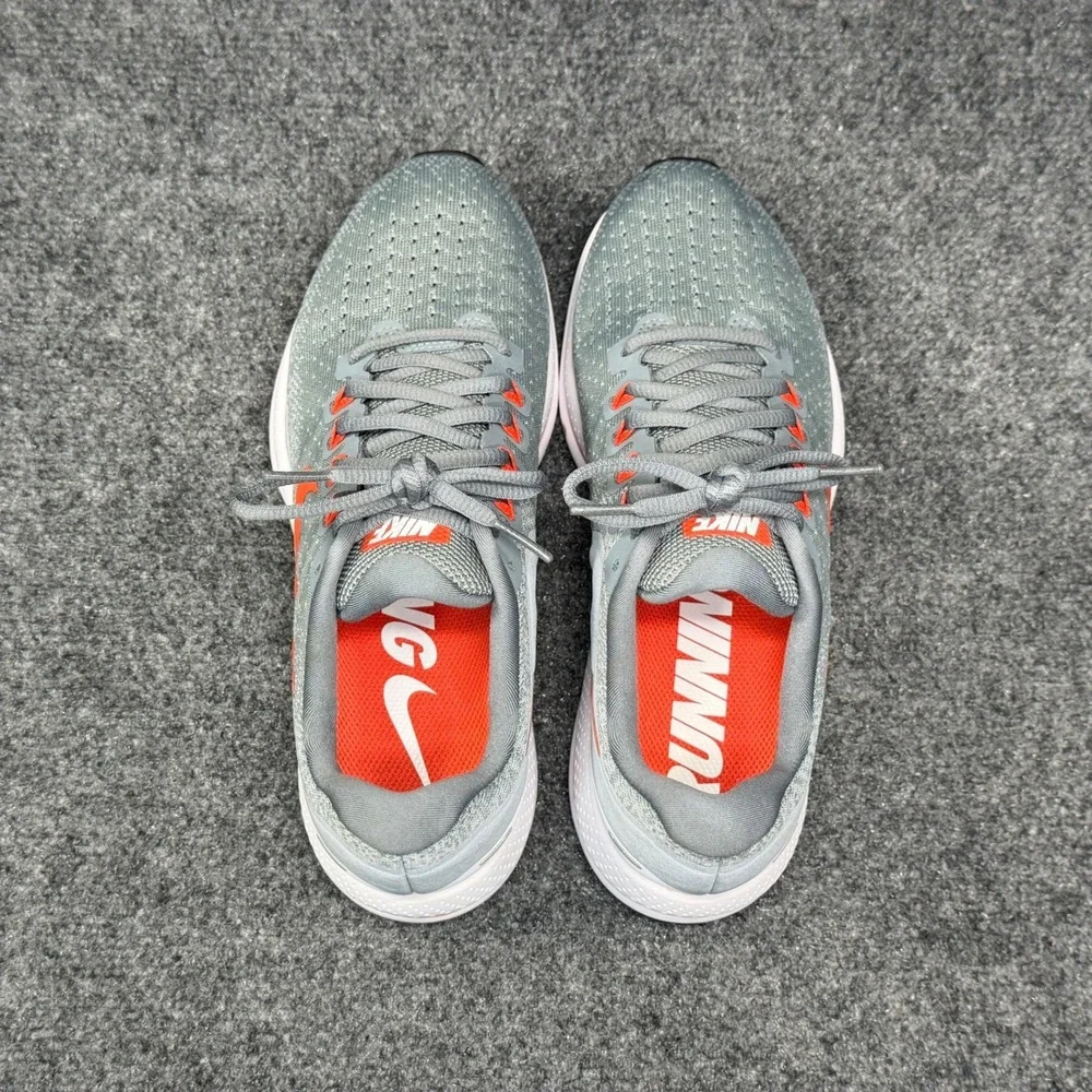 Nike Air Zoom‎ Vomero 13 Running Shoes Women's 8.5 Grey Orange Athletic Training